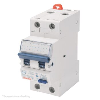 Aardlekautomaat 1P+N 30mA 10kA C-karakteristiek: GW95206