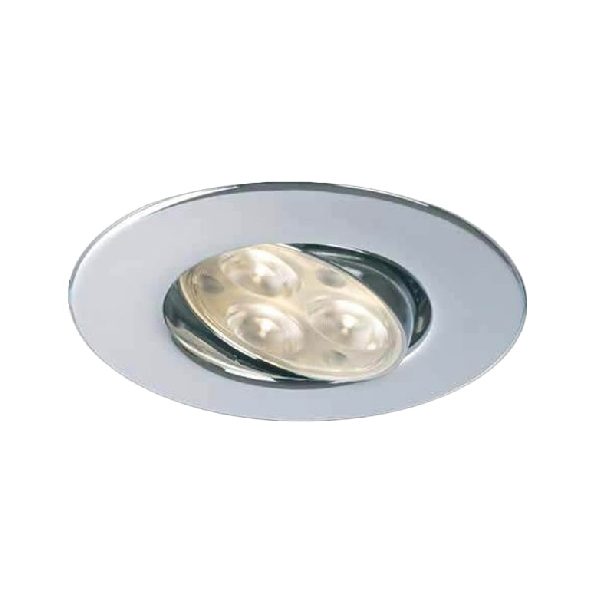 H4 Lite chroom, dimbare en kantelbare downlight 3000K DL490CR5530
