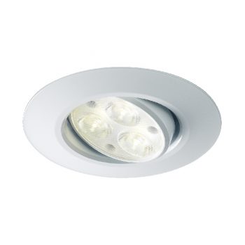 H4 Lite mat witte, dimbare en kantelbare downlight 4000K DL490MW5540
