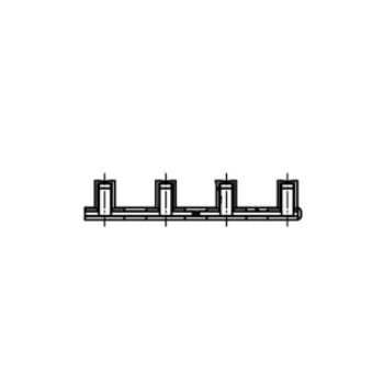 Kamrail 1-polig SK63.104.501
