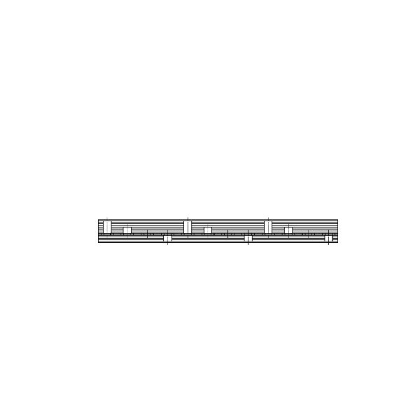 Kamrail 4-polig CG112.412.100