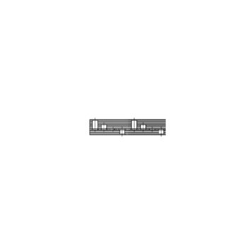 Kamrail 4-polig CG412.408.100