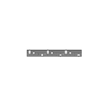 Kamrail 4-polig CG412.412.100