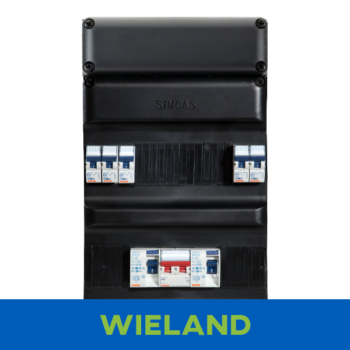 Kunststof groepenkast Simcast/1F/2/5 WIELAND PREFAB