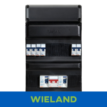 Kunststof groepenkast Simcast/1F/2/6 WIELAND PREFAB