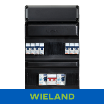 Kunststof groepenkast Simcast/1F/2/7 WIELAND PREFAB
