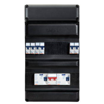 Kunststof groepenkast Simcast/1-3F/2/6 PRO