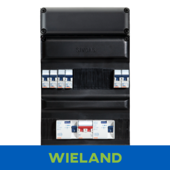 Kunststof groepenkast Simcast/3F/2/6 WIELAND PREFAB