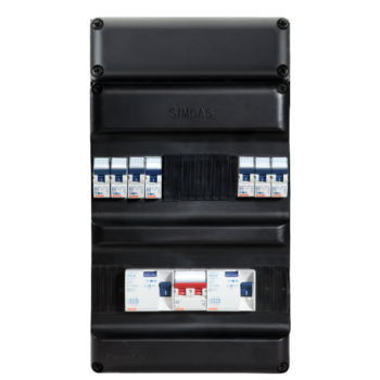 Kunststof groepenkast Simcast/1-3F/2/7 PRO