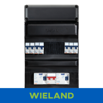 Kunststof groepenkast Simcast/3F/2/7 WIELAND PREFAB