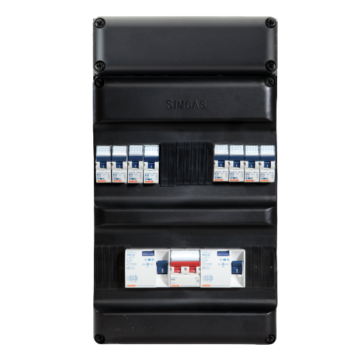 Kunststof groepenkast Simcast/1-3F/2/8 PRO