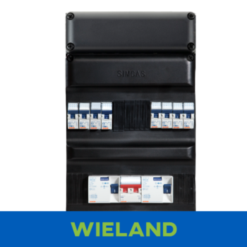 Kunststof groepenkast Simcast/3F/2/8 WIELAND PREFAB