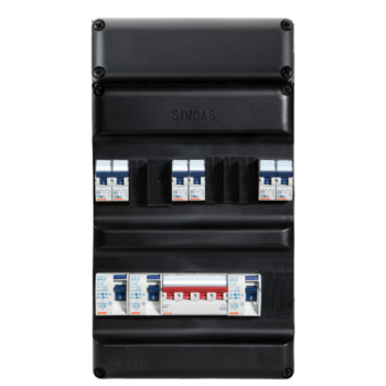 Kunststof groepenkast Simcast/1-3F/3/6 PRO
