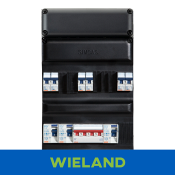 Kunststof groepenkast Simcast/3F/3/6 WIELAND PREFAB