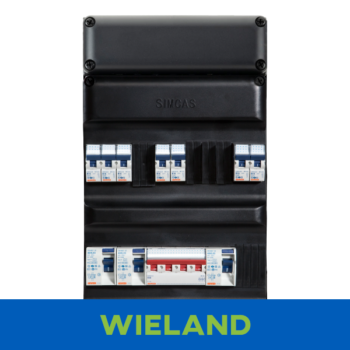 Kunststof groepenkast Simcast/3F/3/7 WIELAND PREFAB