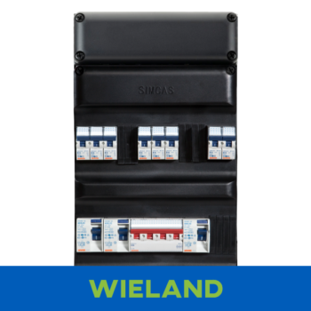Kunststof groepenkast Simcast/3F/3/8 WIELAND PREFAB