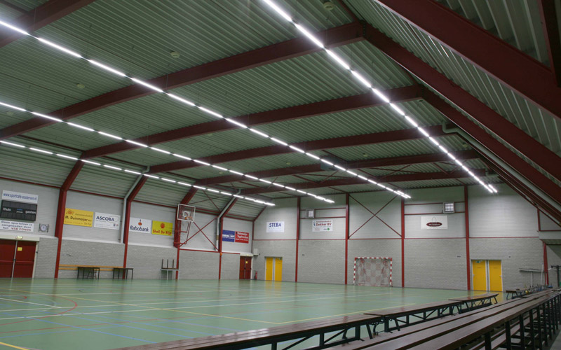 sporthal verlichting