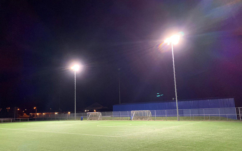 Kwalitatieve GEWISS LED verlichting sportveld