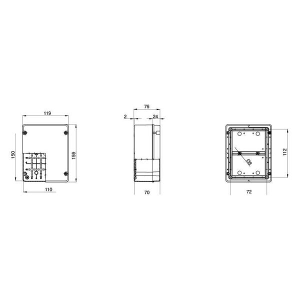 Montagedoos 44CE 650°C - GW44206 - Afbeelding 2