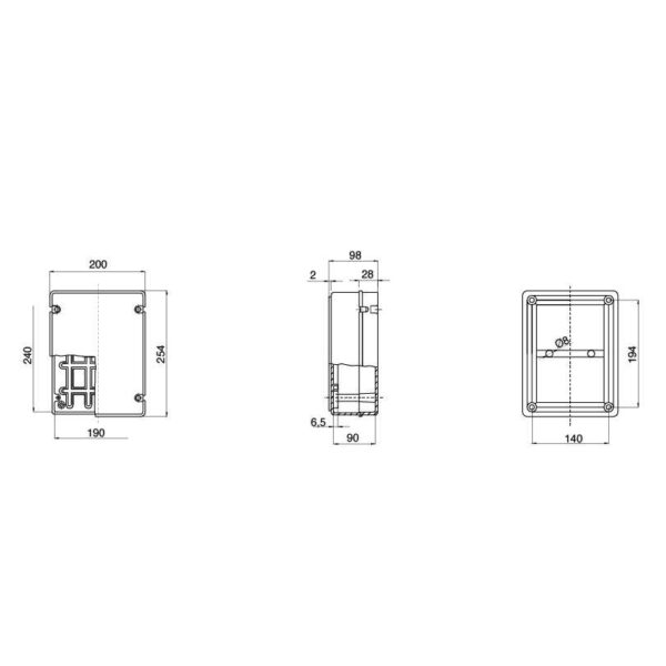 Montagedoos 44CE 650°C - GW44208 - Afbeelding 2
