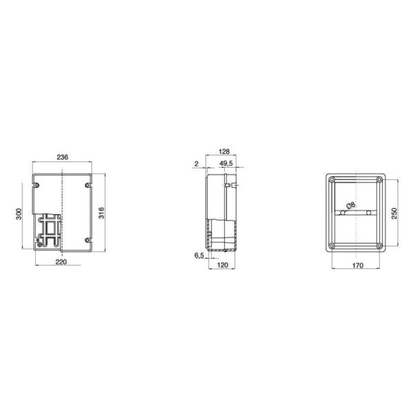 Montagedoos 44CE 650°C - GW44209 - Afbeelding 2