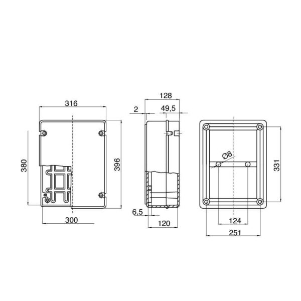 Montagedoos 44CE 650°C - GW44210 - Afbeelding 2