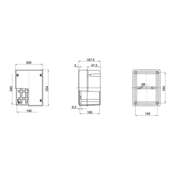 Montagedoos 44CE 650°C - GW44218 - Afbeelding 2