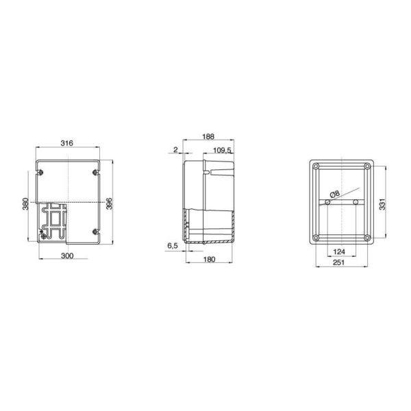 Montagedoos 44CE 650°C - GW44220 - Afbeelding 2