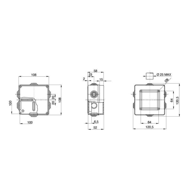 Montagedoos 44CE 950°C - GW44053R - Afbeelding 2