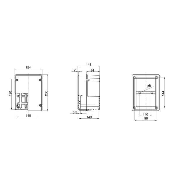 Montagedoos 44CE 650°C - GW44437 - Afbeelding 2