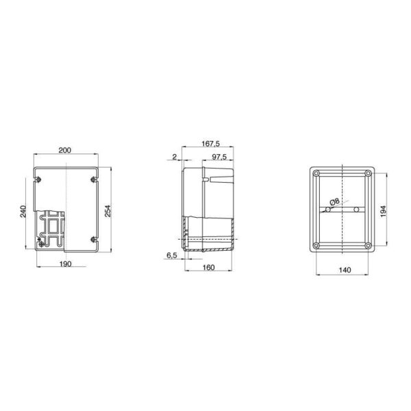 Montagedoos 44CE 650°C - GW44438 - Afbeelding 2