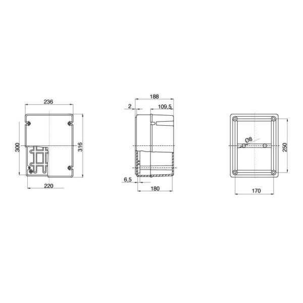 Montagedoos 44CE 650°C - GW44439 - Afbeelding 2