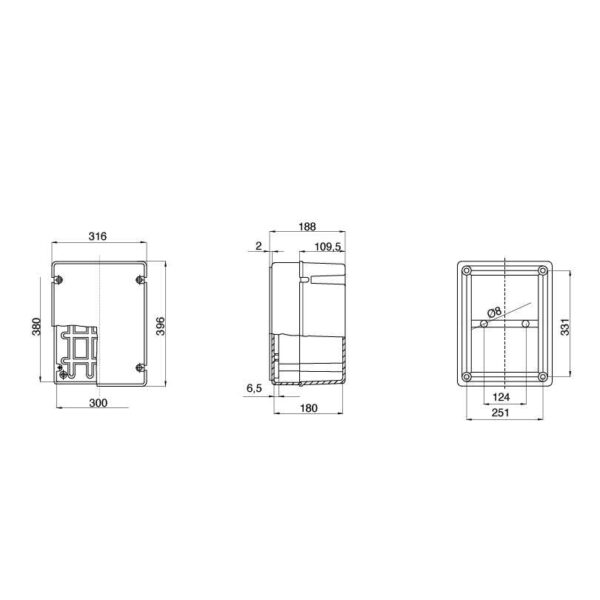 Montagedoos 44CE 650°C - GW44440 - Afbeelding 2